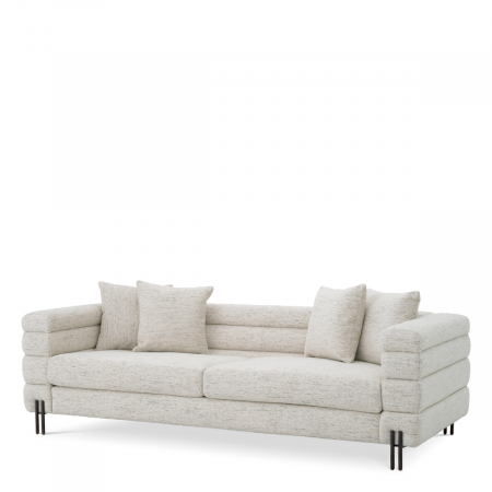 LIVING - Canapea York, finisaj bronz off-white