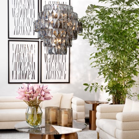 Candelabru, Amazone L din sticla fumurie [1]