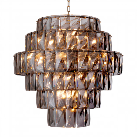 Lustre - Candelabru, Amazone L din sticla fumurie