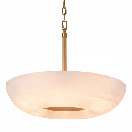 Lustre - Candelabru, Ariano, finisaj din alamă cu aspect vintage, Dims: Ø 60 | H. 15  (CM)