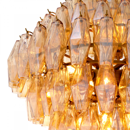 Candelabru, Benini L, finisaj din alamă cu aspect vintage, Dims: Ø 65 | H. 74  (CM) [4]