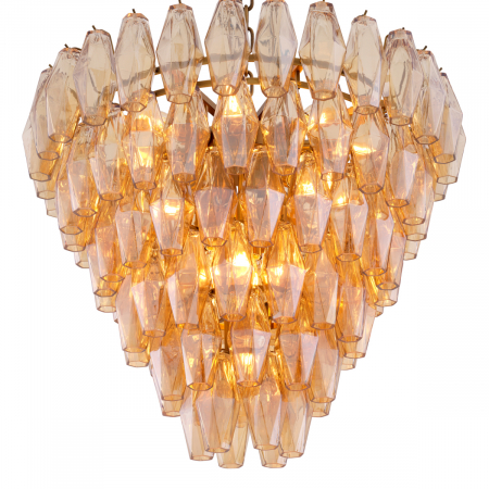 Candelabru, Benini S, finisaj din alamă cu aspect vintage, Dims: Ø 65 | H. 58  (CM) [3]