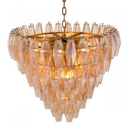 Candelabru, Benini S, finisaj din alamă cu aspect vintage, Dims: Ø 65 | H. 58  (CM) [2]
