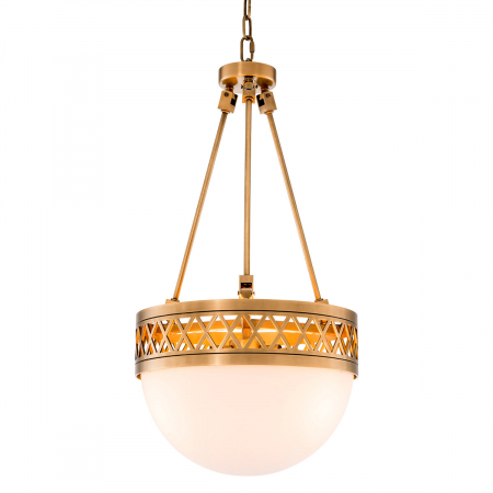 Lustre - Candelabru, Bistroquette, finisaj din alamă cu aspect vintage, Dims: Ø 36 | H. 67.5  (CM)