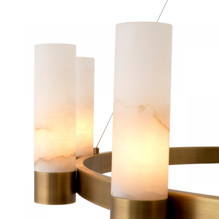 Candelabru, Castro, finisaj din alamă cu aspect vintage, Dims: Ø 136 | H. 30  (CM) [5]