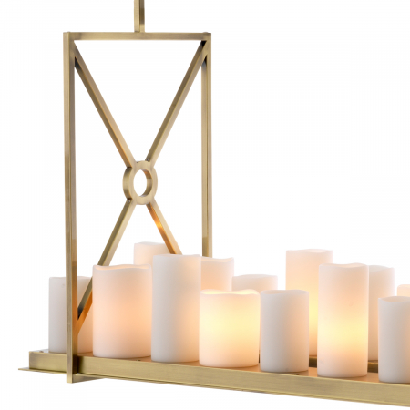 Candelabru, Commodore cu finisaj din alamă [6]