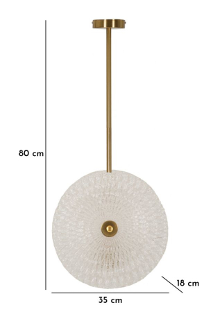 Candelabru din sticla 35x18x80 cm [7]