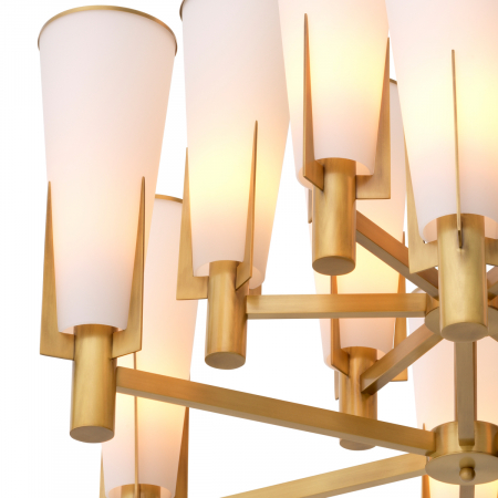 Candelabru, Dino Double, finisaj din alamă cu aspect vintage, Dims: Ø 87 | H. 56.5  (CM) [4]