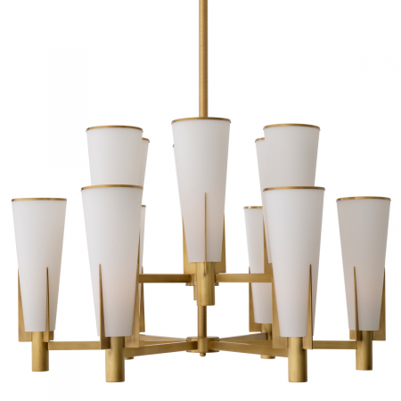 Candelabru, Dino Double, finisaj din alamă cu aspect vintage, Dims: Ø 87 | H. 56.5  (CM) [2]