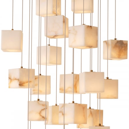 Candelabru, Duboce, finisaj din alamă cu aspect vintage, Dims: L. 60 | D. 60 | H. 180  (CM) [3]