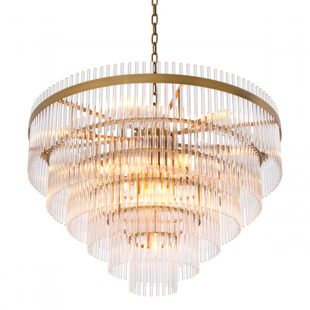 Candelabru, East Single, finisaj din alamă cu aspect vintage, Dims: Ø 81 | H. 56  (CM) [3]