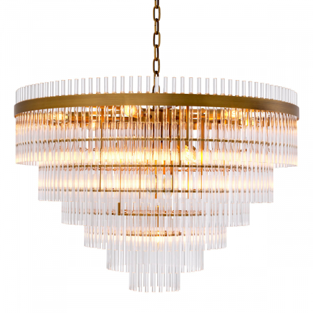 Lustre - Candelabru, East Single, finisaj din alamă cu aspect vintage, Dims: Ø 81 | H. 56  (CM)