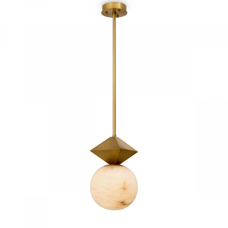 Candelabru, Elko, finisaj din alamă cu aspect vintage, Dims: Ø 23 | H. 40 | min H. 107  (CM) [2]