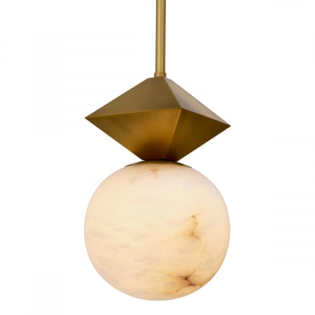 Lustre - Candelabru, Elko, finisaj din alamă cu aspect vintage, Dims: Ø 23 | H. 40 | min H. 107  (CM)