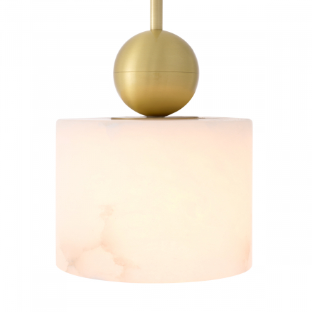 Candelabru, Etrusc Round finisaj alamă, Dims: Ø 20 | H. 24  (CM) [1]