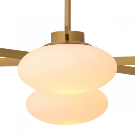 Candelabru, Evergreen L, finisaj din alamă cu aspect vintage, Dims: W. 210 | D. 113 | H. 22 | min H. 38  (CM) [4]