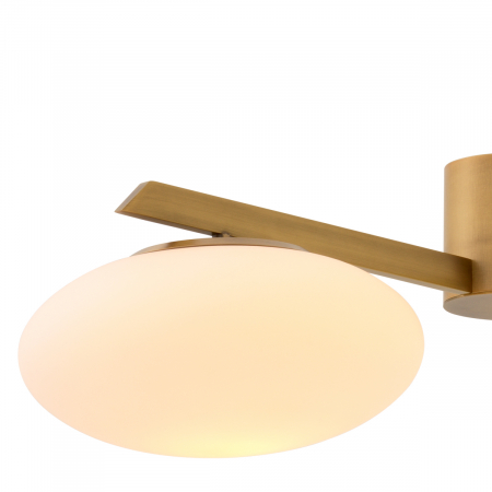 Candelabru, Evergreen S, finisaj din alamă cu aspect vintage, Dims: W. 141 | D. 72 | H. 22 | min H. 38  (CM) [5]