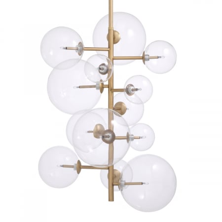 Candelabru, Ezra, finisaj din alamă cu aspect vintage, Dims: Ø 26 | H. 71  (CM) [1]