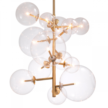 Candelabru, Ezra, finisaj din alamă cu aspect vintage, Dims: Ø 26 | H. 71  (CM) [2]