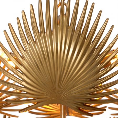 Candelabru, Foliage cu finisaj vintage din alamă, Dimensiuni: Ø 80 | H. 67   [5]