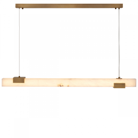 Candelabru, Furore, finisaj din alamă cu aspect vintage, Dims: W. 120 | D. 8.5 | H. 8 | max H. 150  (CM) [1]