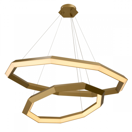 Candelabru, Helvetia L, finisaj din alamă cu aspect vintage [3]