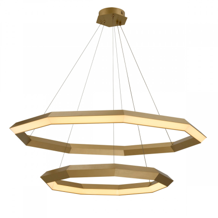 Lustre - Candelabru, Helvetia L, finisaj din alamă cu aspect vintage