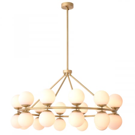 ILUMINAT - Candelabru, Hutchinson, finisaj din alamă cu aspect vintage, Dims: Ø 115 | H. 65  (CM)