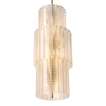 Lustre - Candelabru, Imperial din alamă, sticlă transparentă