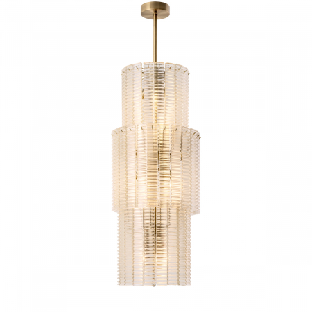 Candelabru, Imperial din alamă, sticlă transparentă [1]