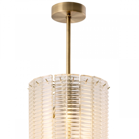 Candelabru, Imperial din alamă, sticlă transparentă [3]