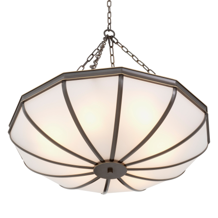 Candelabru Jenkins L cu finisaj bronz, sticla alba |W. 80 | D. 80 | H. 19 cm  [4]