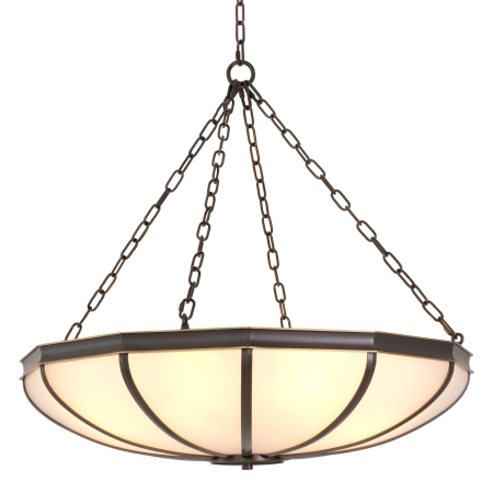 Lustre - Candelabru Jenkins L cu finisaj bronz, sticla alba |W. 80 | D. 80 | H. 19 cm 
