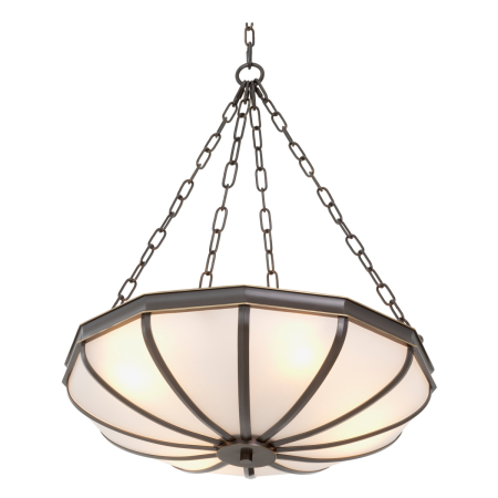 Candelabru Jenkins S cu finisaj bronz, sticla alba |W. 60 | D. 60 | H. 16.5 cm  [2]