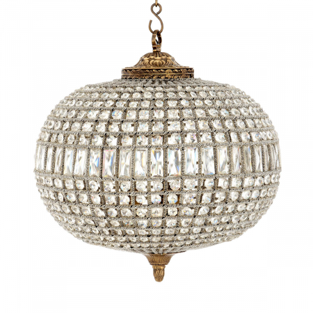ILUMINAT - Candelabru, Kasbah Oval M, finisaj din alamă cu aspect vintage, Dims: Ø 52 | H. 52  (CM)