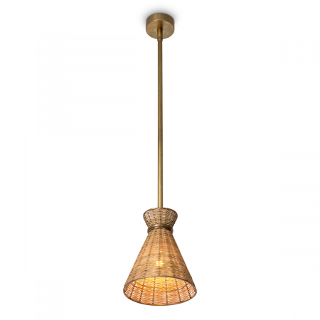 Candelabru, Kon Tiki ratan, Dimensiuni: Ø 20 | H. 24   [4]