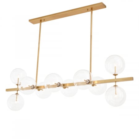 Lustre - Candelabru, Largo, finisaj din alamă cu aspect vintage