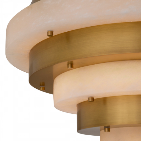 Candelabru, Lazzari, finisaj din alamă cu aspect vintage, Dims: Ø 60 | H. 53  (CM) [4]