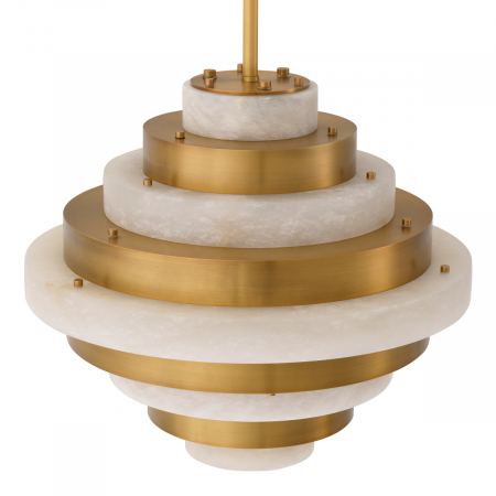 Candelabru, Lazzari, finisaj din alamă cu aspect vintage, Dims: Ø 60 | H. 53  (CM) [3]