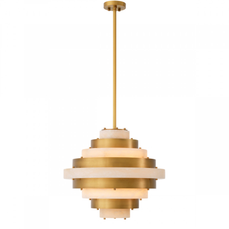 Candelabru, Lazzari, finisaj din alamă cu aspect vintage, Dims: Ø 60 | H. 53  (CM) [2]