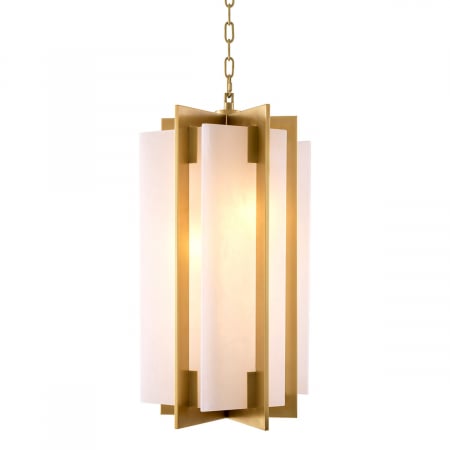 Lustre - Candelabru, Lugano, finisaj din alamă cu aspect vintage, Dims: Ø 40 | H. 70  (CM)