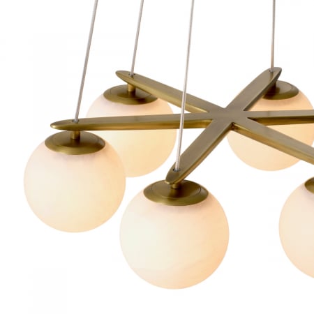 Candelabru, Morro, finisaj din alamă cu aspect vintage, Dims: Ø 60 | H. 17  (CM) [3]