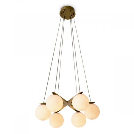 Candelabru, Morro, finisaj din alamă cu aspect vintage, Dims: Ø 60 | H. 17  (CM) [1]