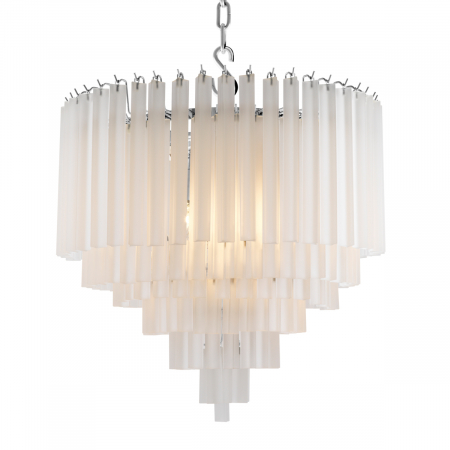 ILUMINAT - Candelabru, Nova din sticlă mată , Dims: Ø 60 | H. 65  (CM)