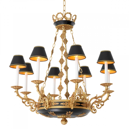 Lustre - Candelabru, Palais finisaj auriu antic, Dims: Ø 97 | H. 99  (CM)