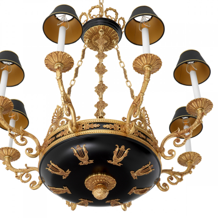 Candelabru, Palais finisaj auriu antic, Dims: Ø 97 | H. 99  (CM) [4]