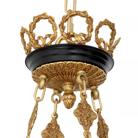 Candelabru, Palais finisaj auriu antic, Dims: Ø 97 | H. 99  (CM) [6]