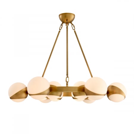 Candelabru, Piazetta, finisaj din alamă cu aspect vintage, Dims: Ø 96 | H. 73  (CM) [5]