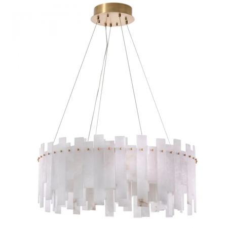 Candelabru, Pizzorni, finisaj din alamă cu aspect vintage, Dims: Ø 85 | H. 33  (CM) [3]