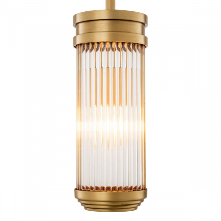 Lustre - Candelabru, Rousseau S, finisaj din alamă cu aspect vintage, Dims: Ø 12 | H. 30.5  (CM)